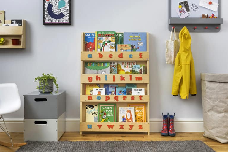 Children bookcases, Tidy Books, Tidy Books Children Bookcases, kids bookcases, The Tidy Books Montessori Bookshelf with Alphabet