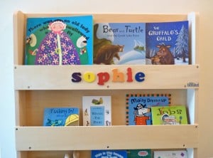 Kinder-Bücherregal, personalisiert, Kinderbücher, Kindermöbel, persönlich, Tidy Books, Kinderzimmer